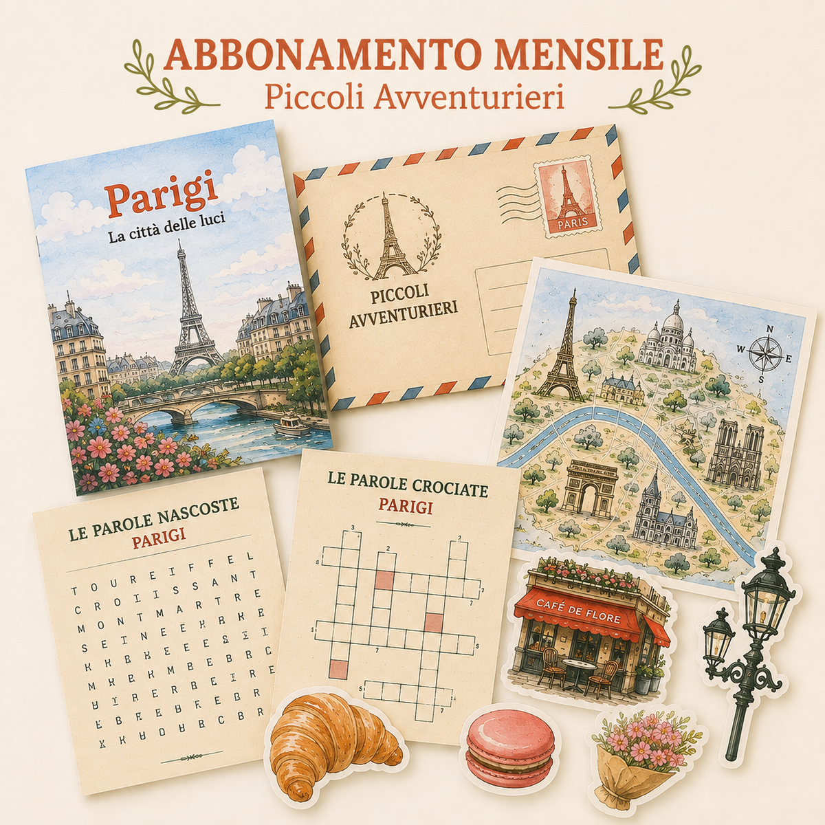 Abbonamento Mensile Piccoli Avventurieri
